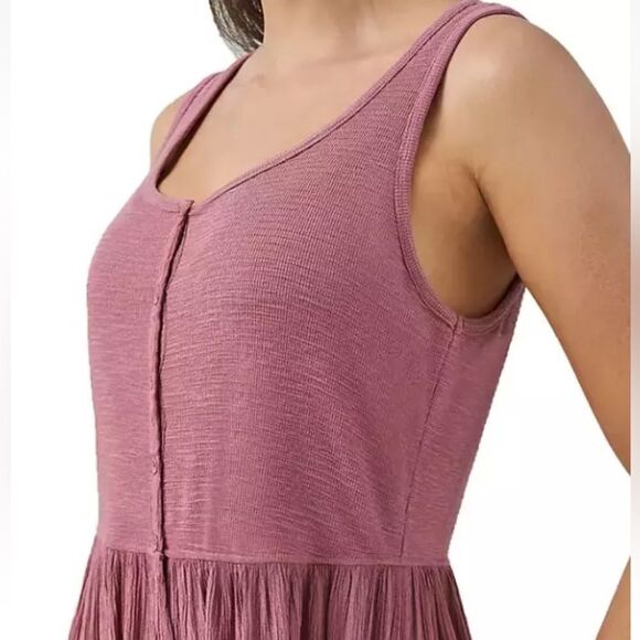 Frye Women's Button Front Midi Tank Dress with Pockets Size XXL - Picture 4 of 7